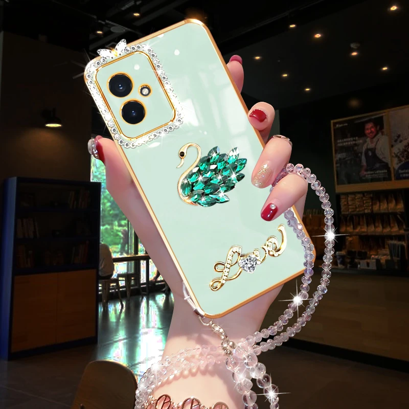 荣耀100新款手机壳女防摔 MAA-AN00全包软壳honor100网红高档镶钻
