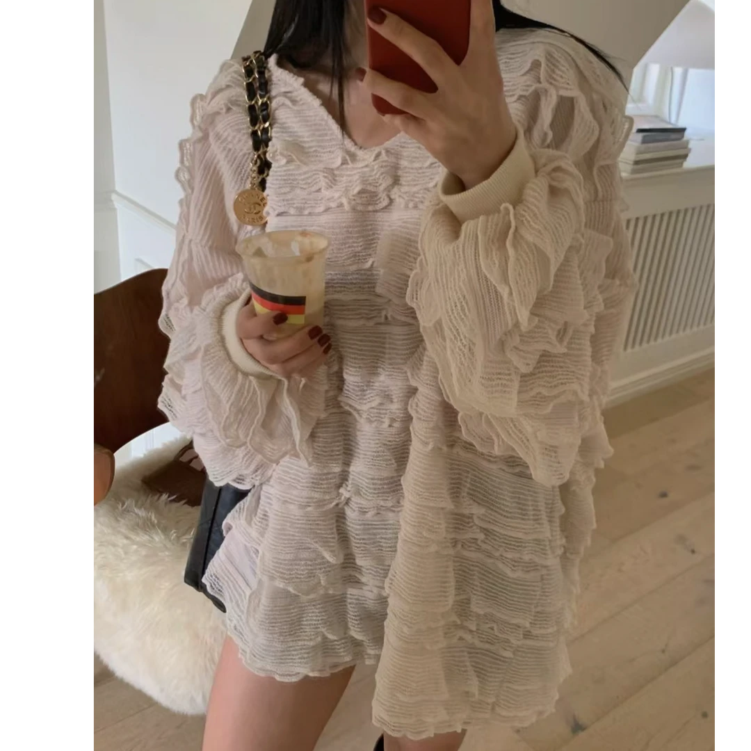 韩国大码秋冬上衣胖MM