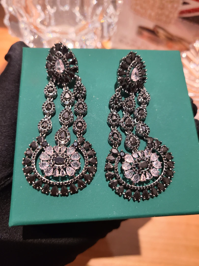 铜合金耳饰 【无限遐想】 轻奢耳环配饰D6172