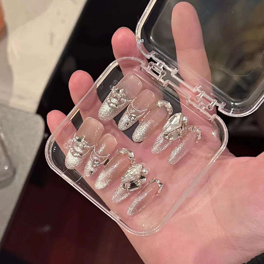 【水星记】手工穿戴甲直播链接 手工穿戴甲 手工制品默认微瑕