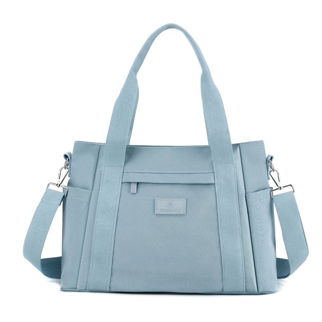 时尚休闲简约便携轻便百搭女士单肩肩包夏季托特斜跨包潮流商务