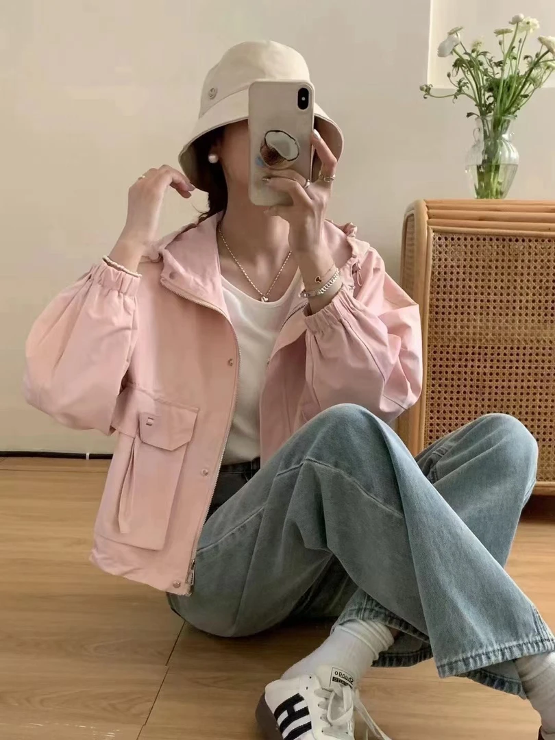 女装休闲气质女装直播链接小个子春秋时尚棒球服长袖春款短款百搭