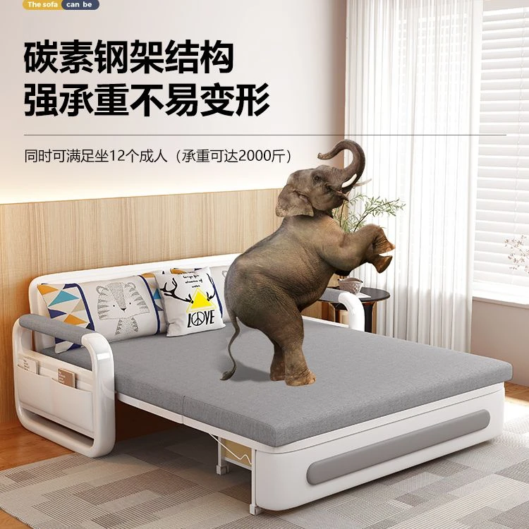 沙发床可折叠两用多功能收纳可储物阳台单人双人客厅小户型网红款