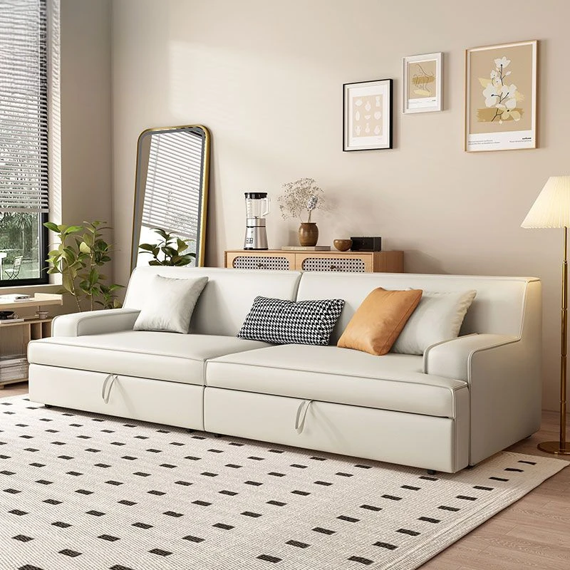 沙发床折叠两用多功能客厅小户型直排伸缩推拉变床网红款家用简约
