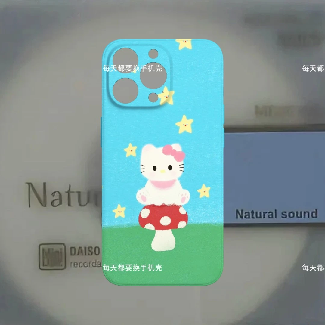【38】小米OPPO安卓蘑菇蓝适用iPhone15promax手机壳16pro防摔14pro