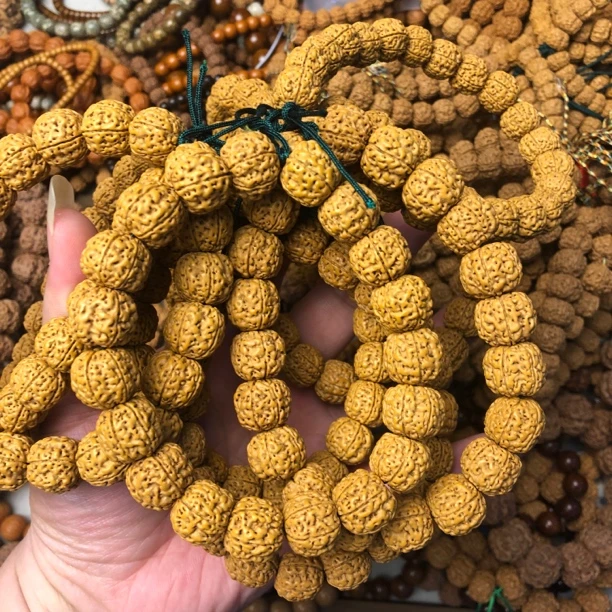 六瓣蜂巢单圈手持13-14mm左右金刚菩提手串蜂窝双龙爆肉