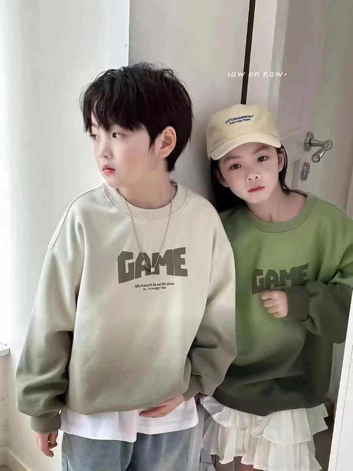 青少年秋长袖外套卫衣大童青少年