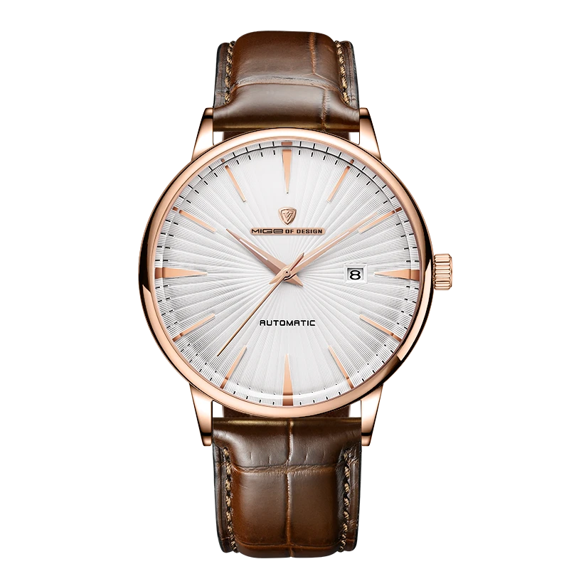 【表叔专属】【专柜正品】《明昼系列》超薄机芯男机械腕表D