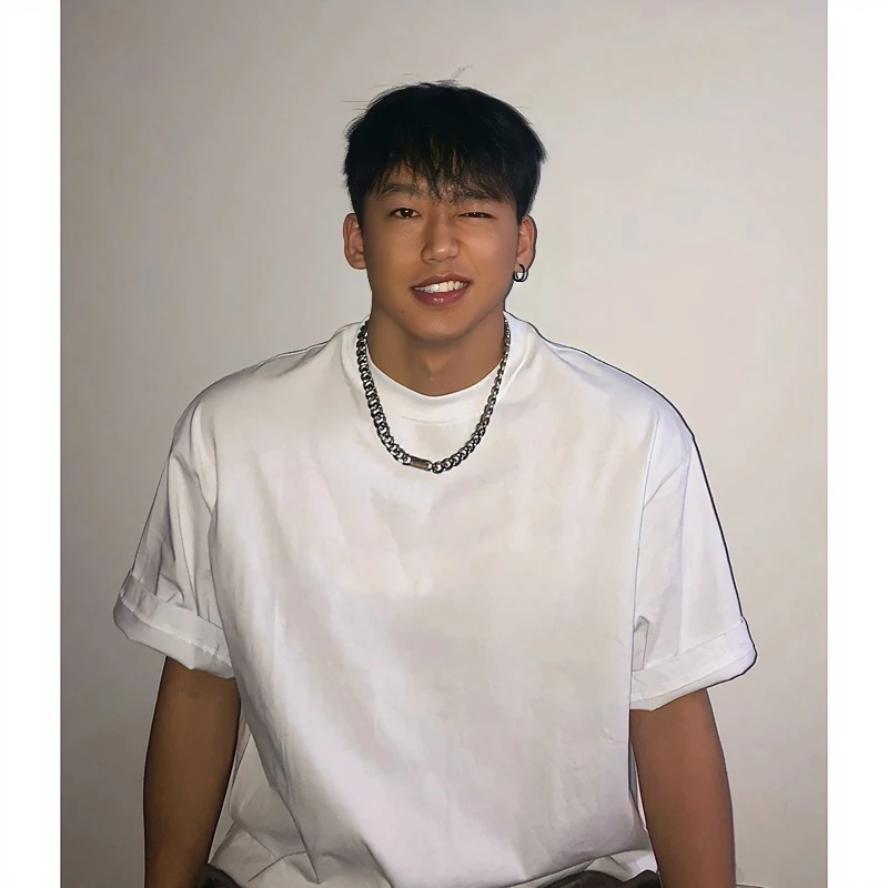 特大码300斤美式简约纯棉短袖t恤男夏潮流基础款纯白色宽松打底衫