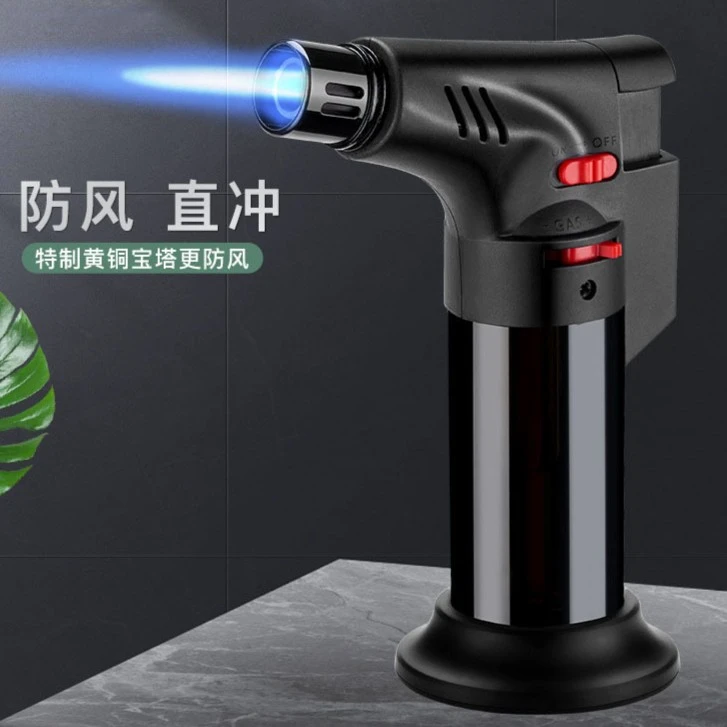 艾灸专用点火器点艾条神器点雪茄点香直冲充气焊枪喷枪防风打火机