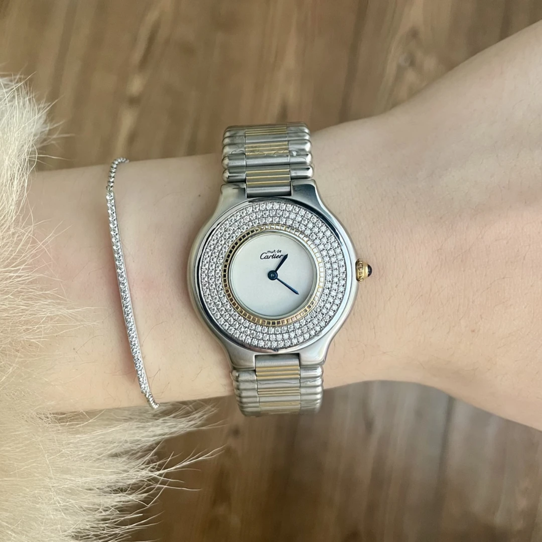 90新 Cartier/卡地亚 Vintage中古表/石英/21世纪/CT021
