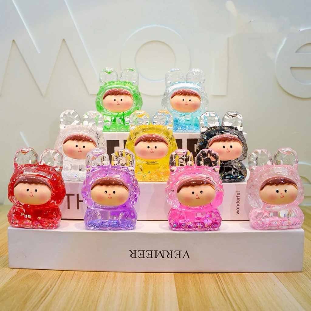 【直播拆】新品干花莉莉丝兔头大号桌面摆件女孩个性质量