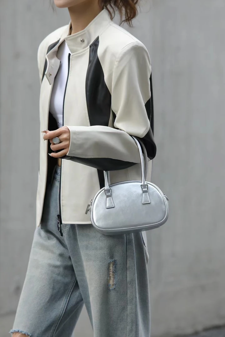 【饰菲时尚】保龄球QQ滴俏皮甜美清新可爱纯欲风复古文艺包