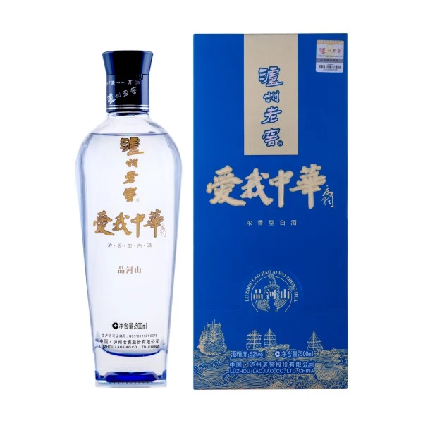 LUZHOU/泸州老窖爱我中华2014年瓶储年份酒浓香型白酒52度500ML