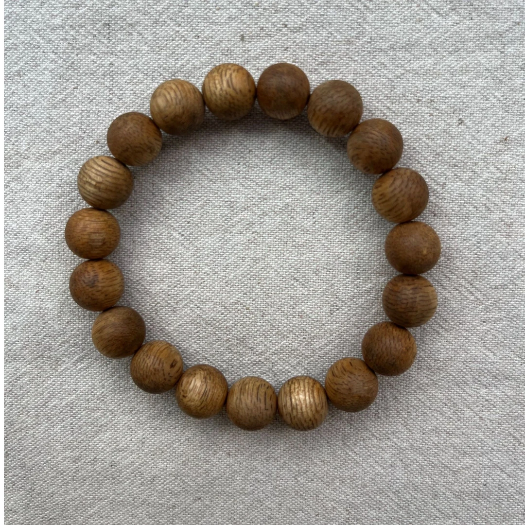 1.0单圈圆珠+赠品1【多样性只发其一】天然野沉香手串S0TR0003