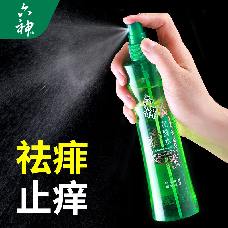 六神经典原香花露水清凉舒爽喷雾180ml/瓶持久驱蚊止痒喷雾防蚊