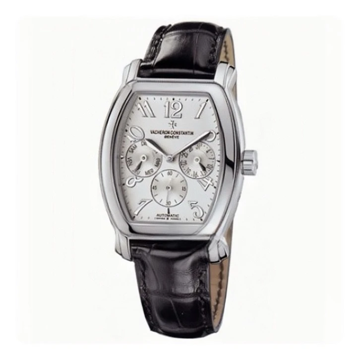 99新 Vacheron Constantin/江诗丹顿 马耳他42008/白金酒桶机械表