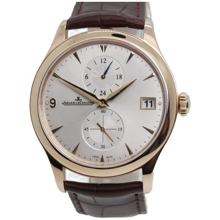 95新 Jaeger-LeCoultre/积家 大师系列/两地时/1622530/单表