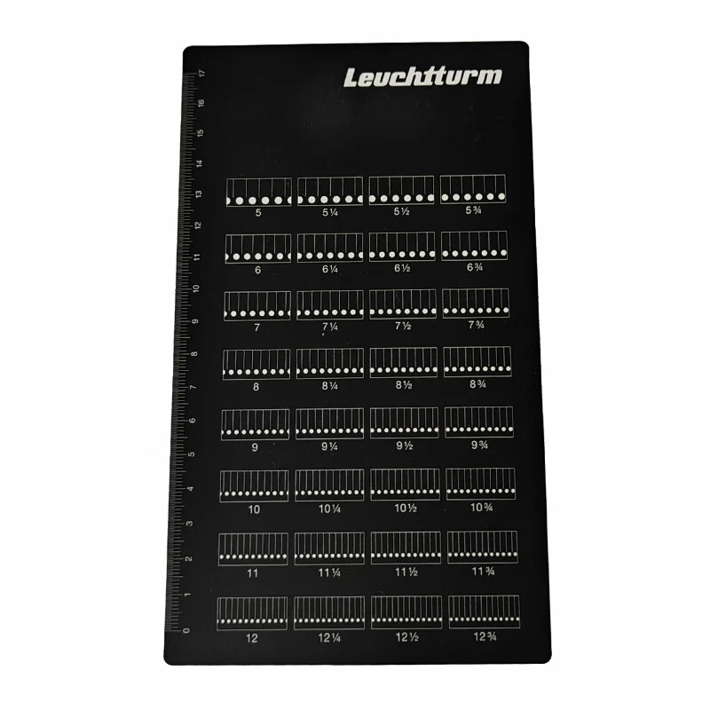 德国灯塔-邮票齿孔卡Z0000S/量齿卡/齿孔测量器集邮邮票收藏鉴定