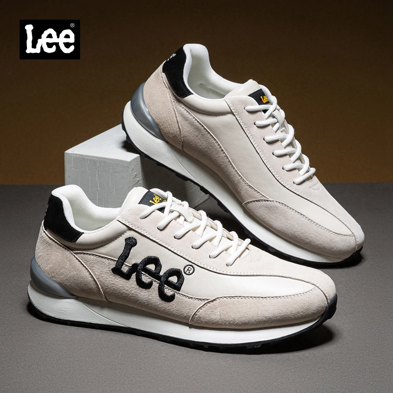 Lee新款情侣款软底运动休闲鞋舒适低帮复古跑鞋L233UC393