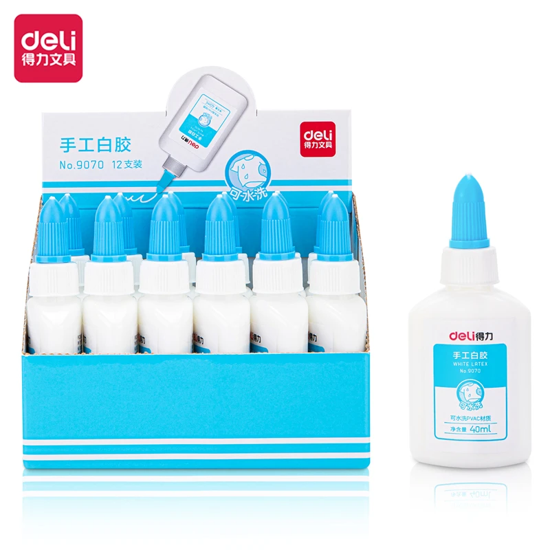 得力9070手工白胶(混)(瓶)