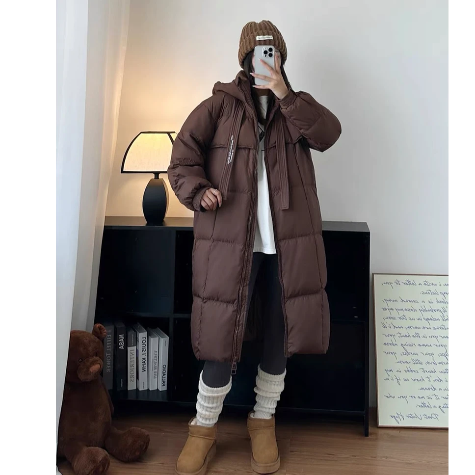 PHCH1600 面包款中长款连帽羽绒服