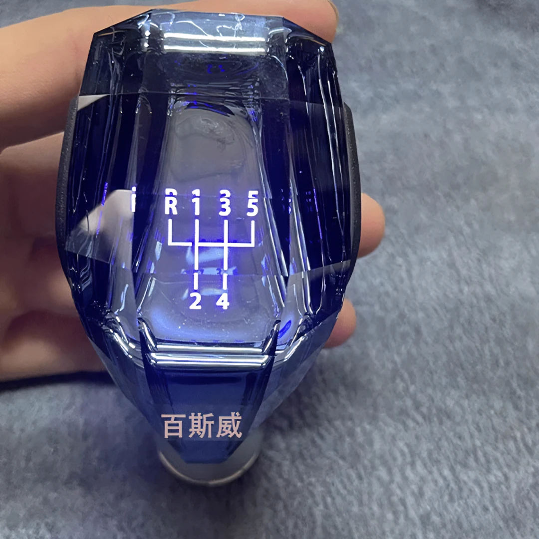 适配大众朗逸速腾迈腾桑塔纳帕萨特捷达手动挡水晶档把头改装档杆