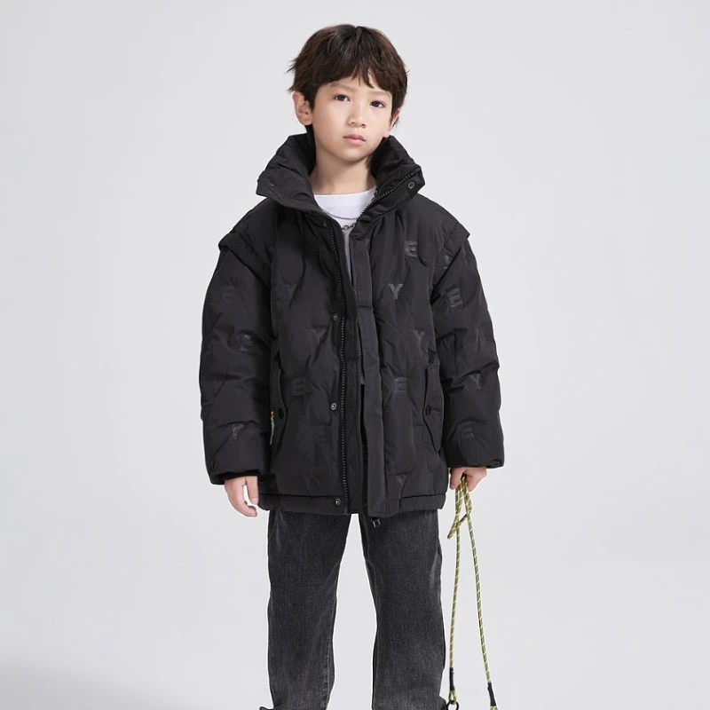 潮本潮品牌中大童90白鸭绒羽绒服韩版高货儿童男童14266C41070
