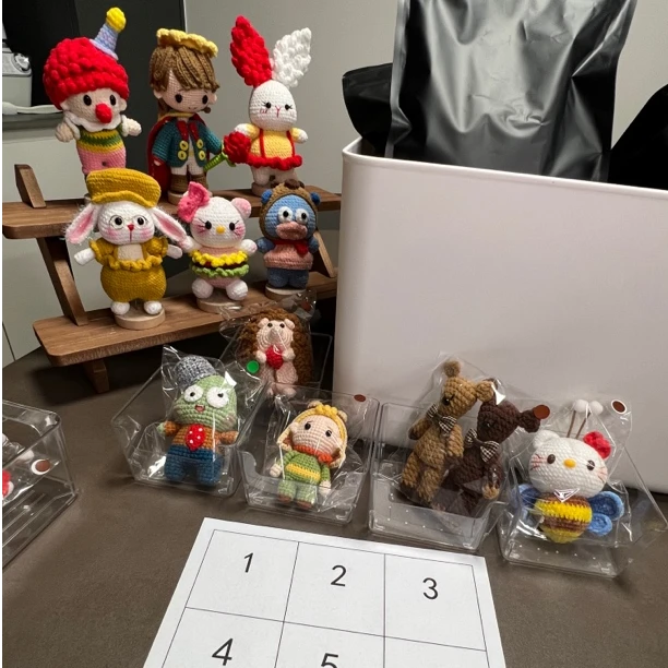 【专拍】手工编织 钩织冒险玩偶挂件 小摆件创意礼品