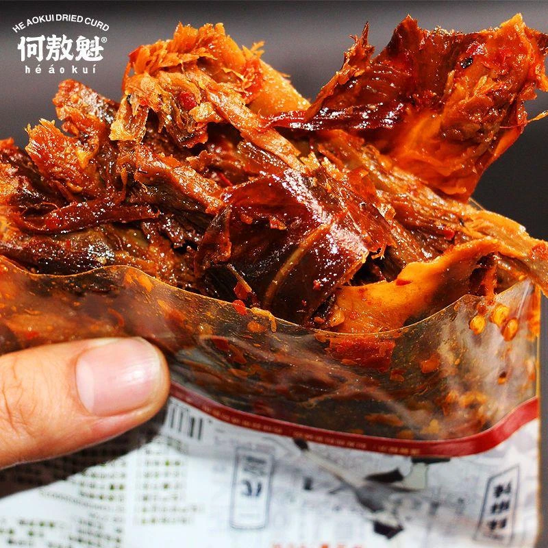 何敖魁特产碎碎鸭湖南正宗酱板鸭香辣手撕鸭风干板鸭即食网红零食