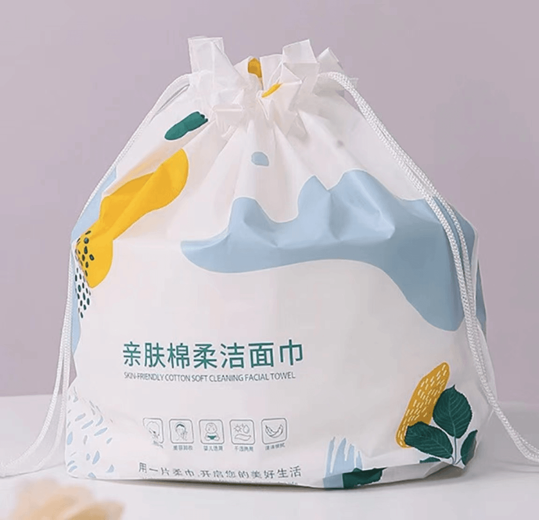 未使用 iQOO 洗脸巾亲肤纯棉干湿两用加厚大卷  发一卷 400G左右