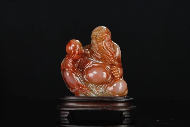 水洞高山寿星摆件