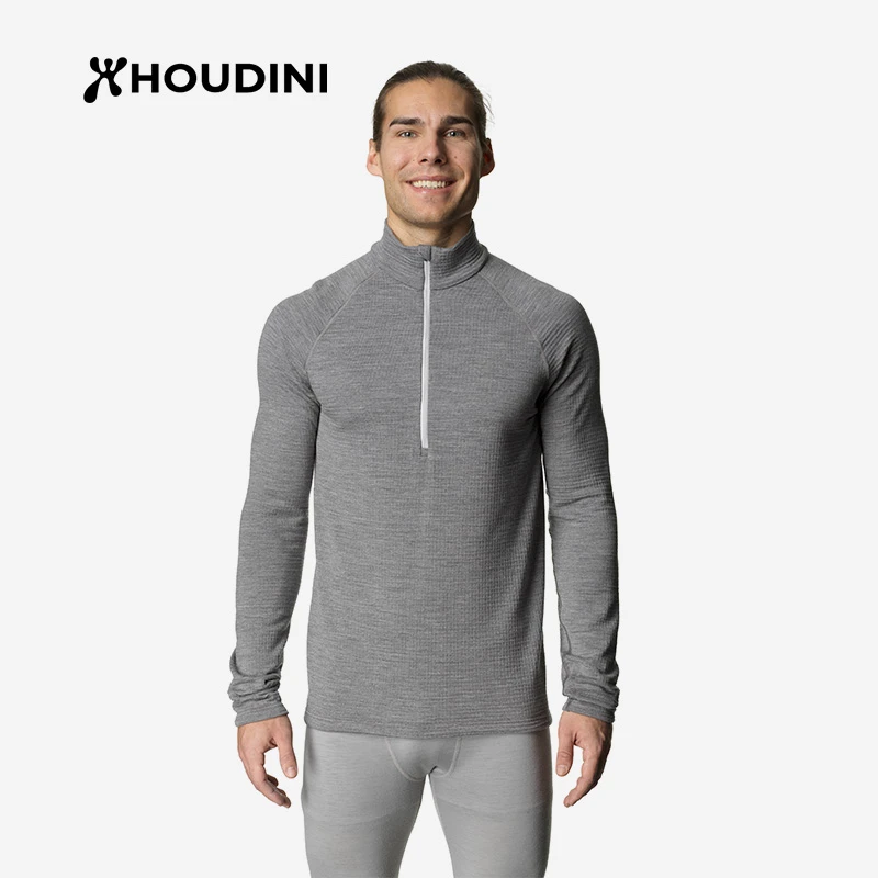 HOUDINI/胡丁尼 Desoli 迪索丽 男女款户外保暖休闲半拉链长袖