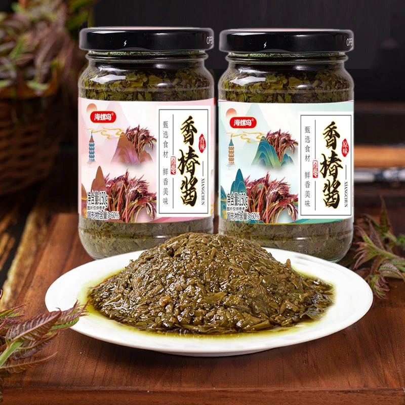 【拍1发2瓶】嫩芽香椿酱拌饭酱鲜香美味香椿酱h
