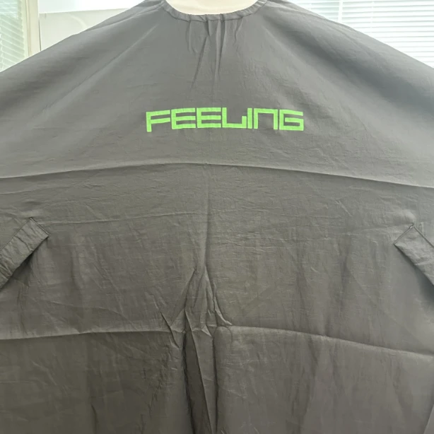 菲灵黑色烫染发 剪发围布 美发店用 易清洗