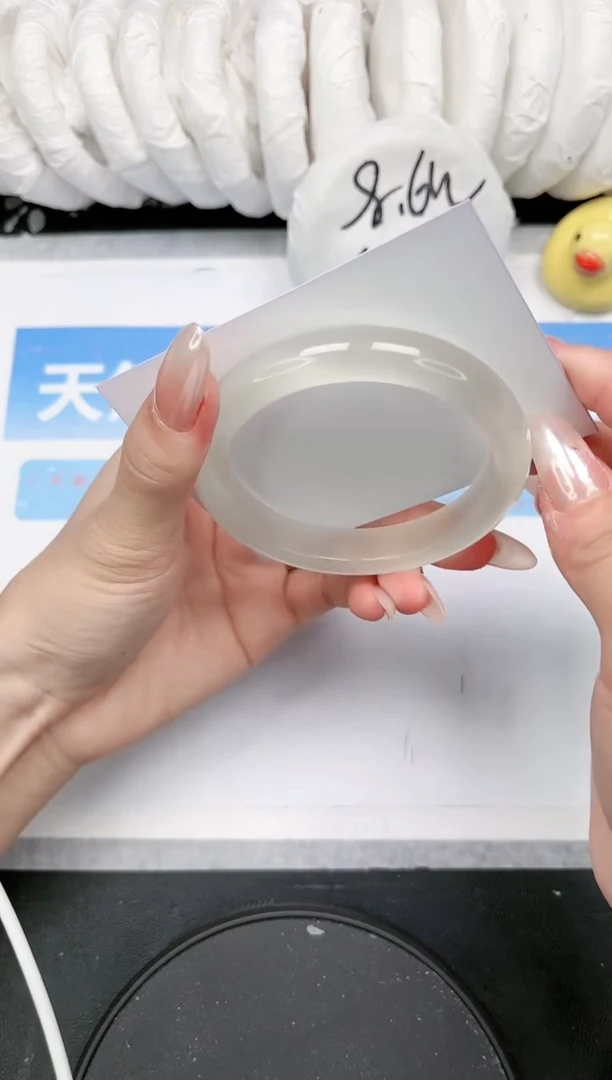 【闪购商品】石英质玉手镯未镶嵌A227-57.8