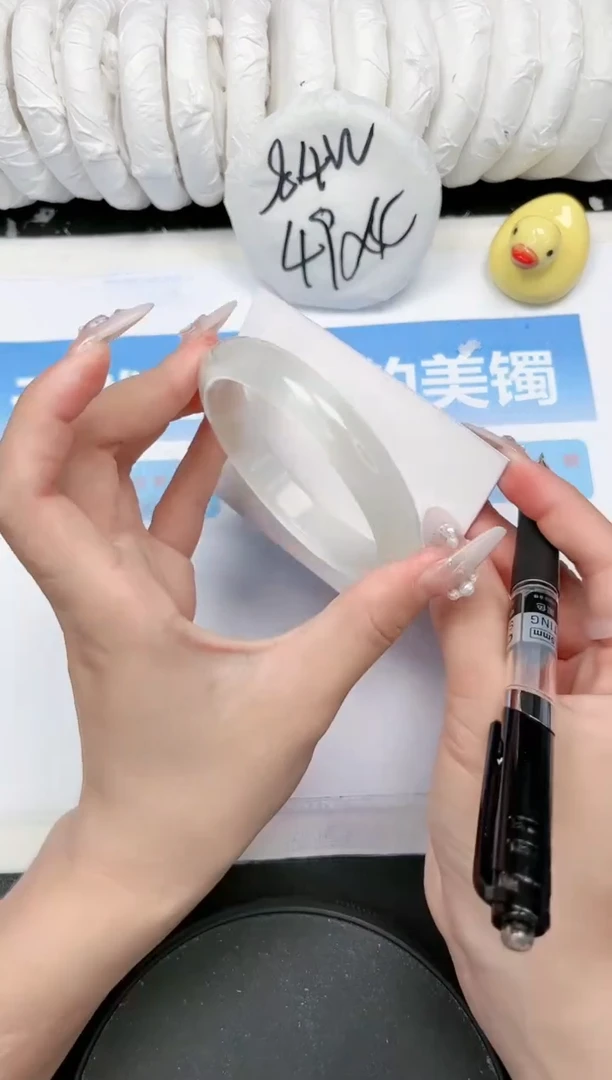 【闪购商品】石英质玉手镯未镶嵌A294-59.6