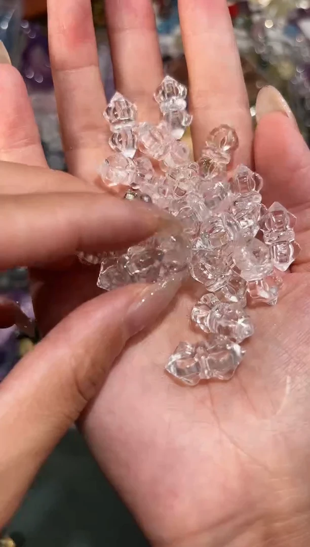 【闪购商品】水晶手串未镶嵌白水晶杵杵双尖一个