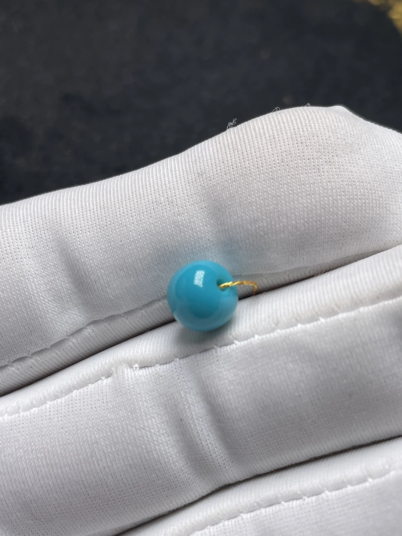 原矿绿松石单珠老形