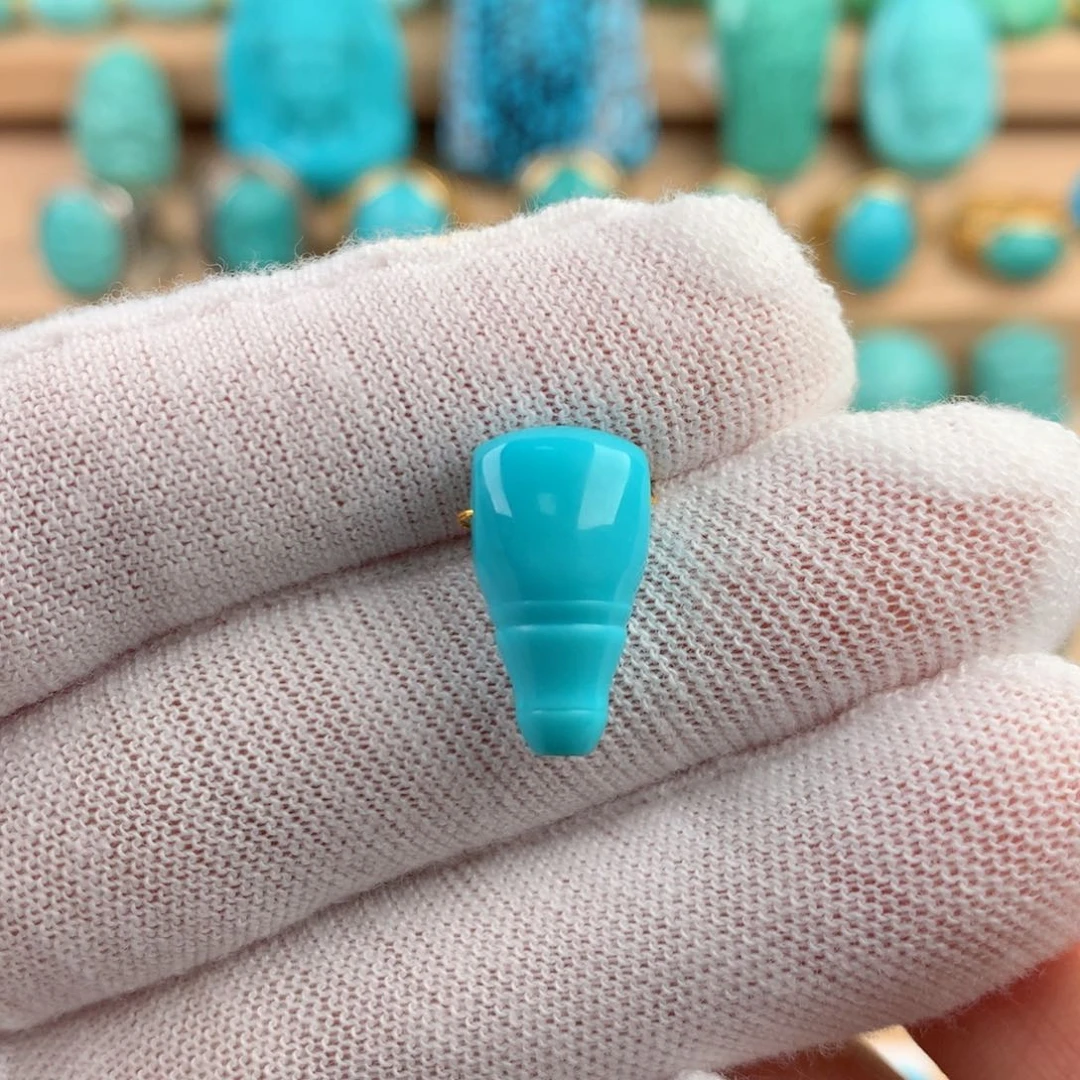 绿松石配饰未镶嵌8.8mm