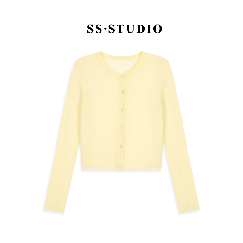 【SUSU】夏季百搭显瘦防晒针织衫薄款时尚休闲开衫上衣SS-9801