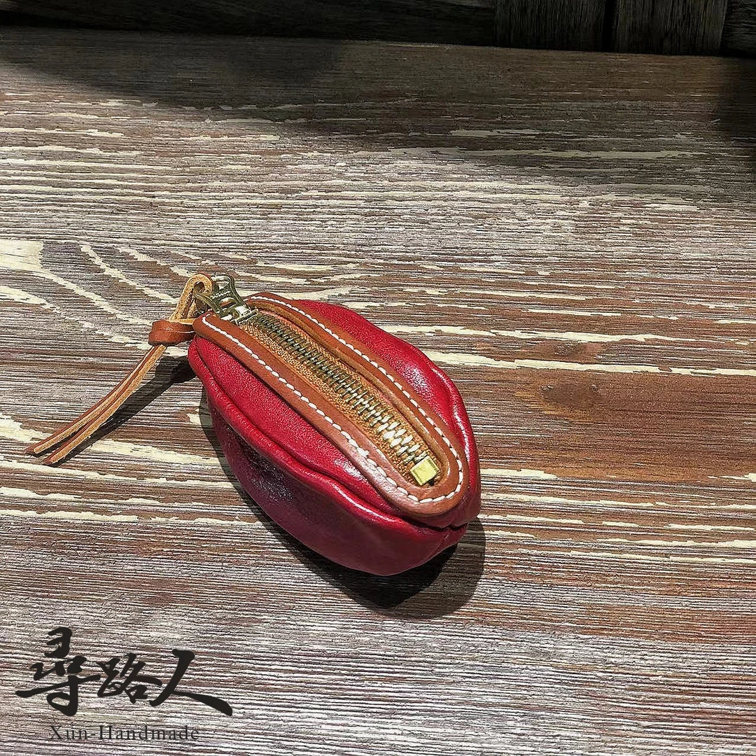 寻路人【瑕疵】个性风格款橄榄型迷你收纳钥匙包 s2090