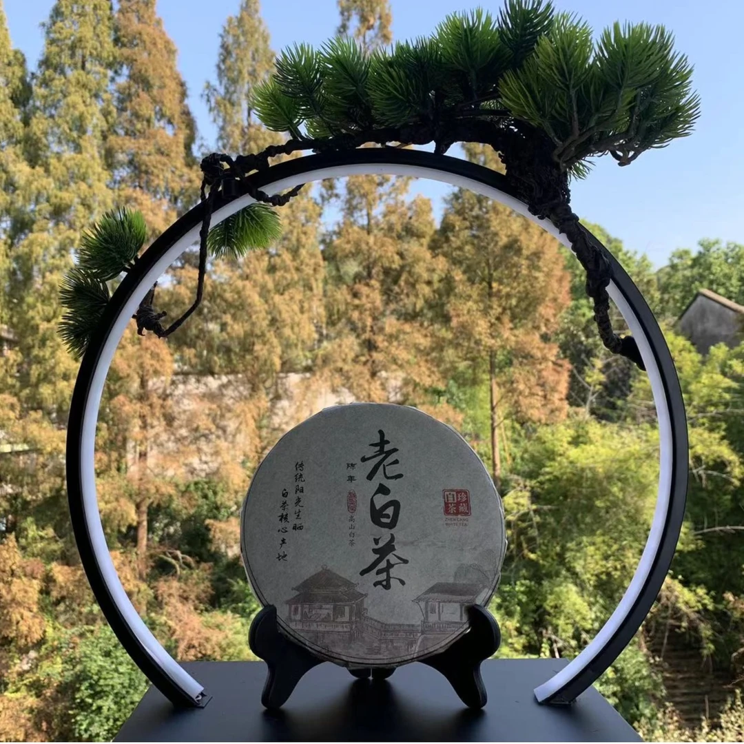 【宠粉浮力】2017年福鼎老白茶枣香寿眉格子茶白茶饼150g【无礼盒】