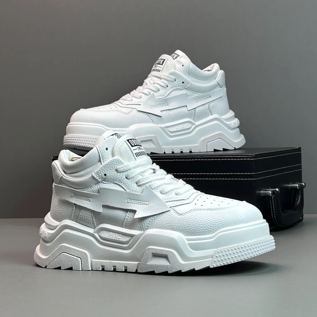 高帮板鞋男秋冬新款时尚运动休闲鞋男士中邦鞋子青年时尚百搭短靴