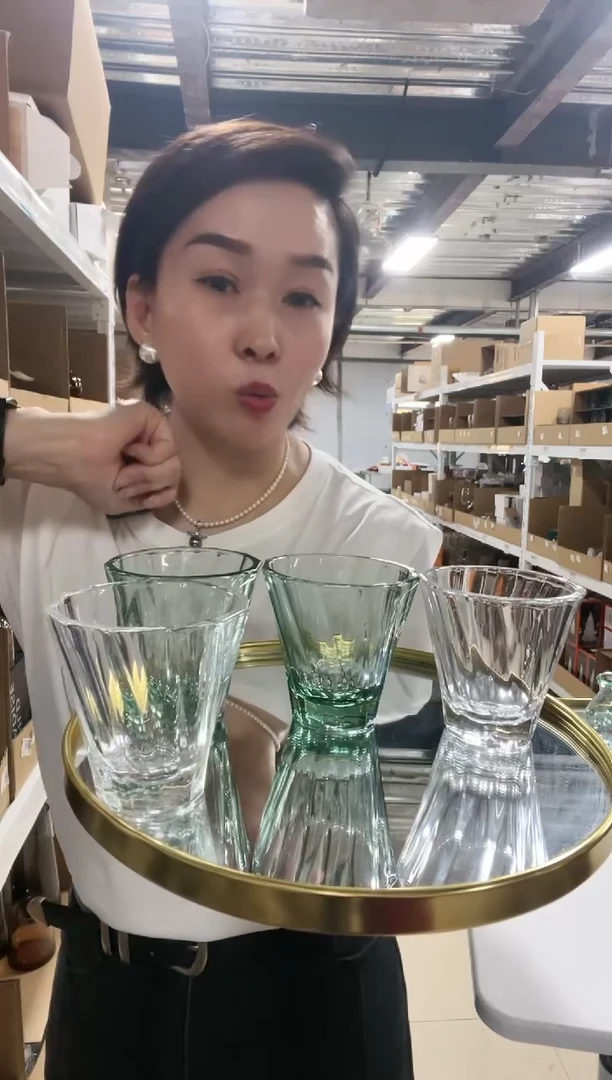 【闪购商品】拿铁杯绿色*2透明*2