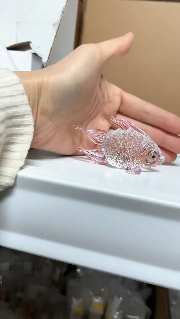 【闪购商品】水晶小金鱼粉色