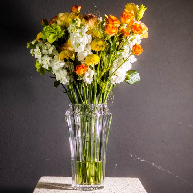 皇冠水晶玻璃奢华花瓶客厅玄关乔迁送礼新家日常家居好物文艺轻奢