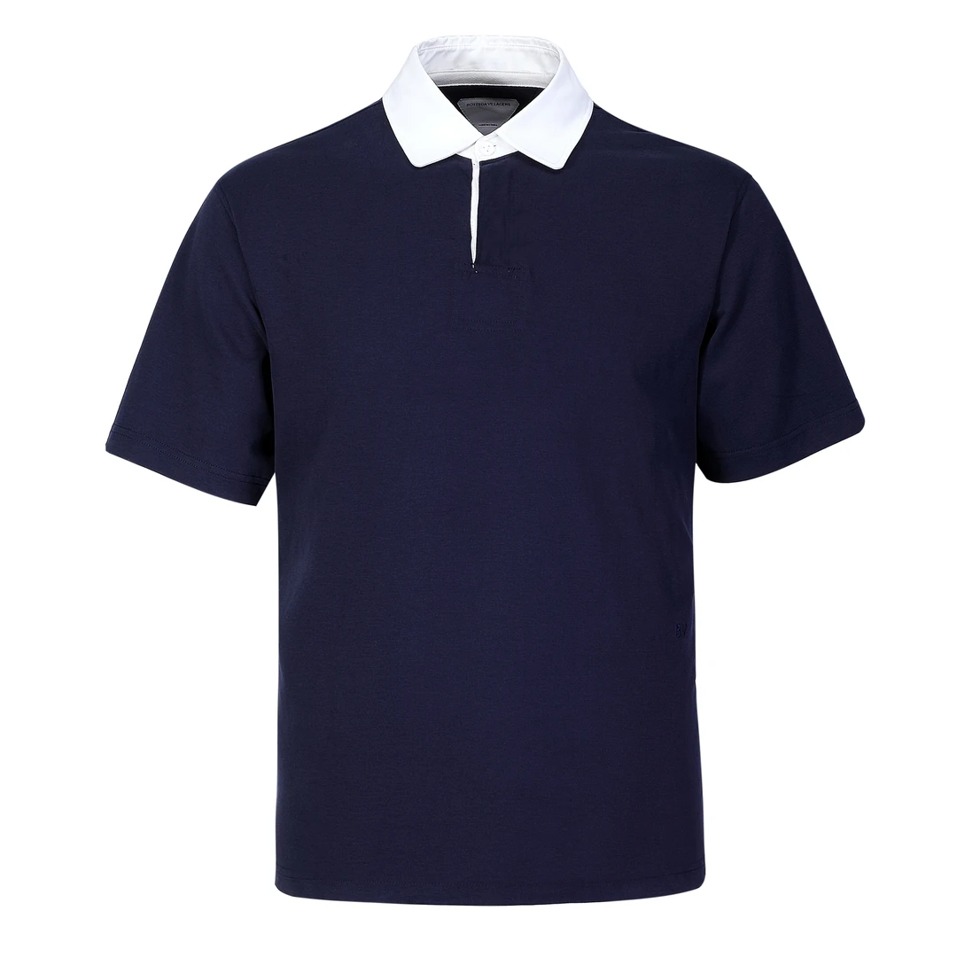 BOTTEGA衬衫男士短袖纯棉POLO衫T恤