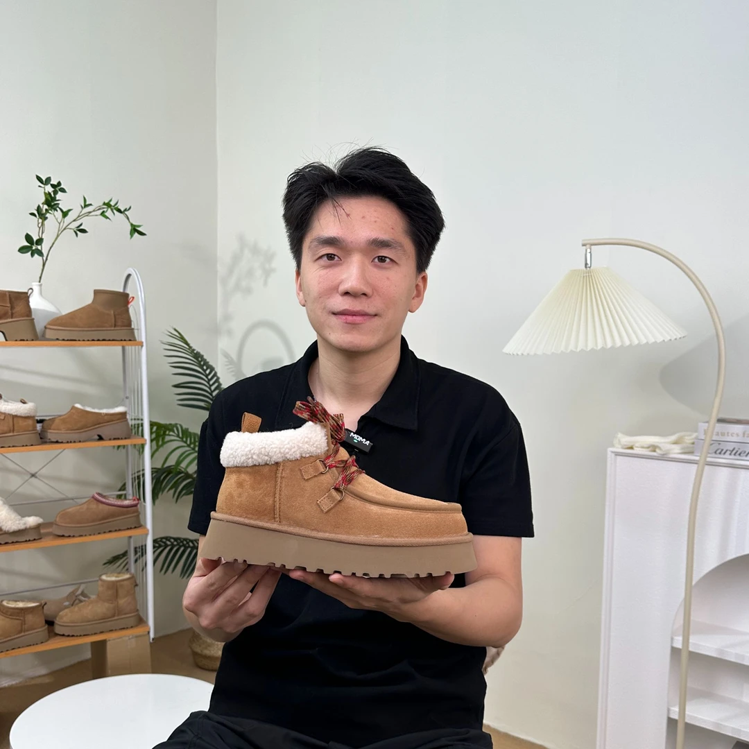 【芙卡拉】新款厚底加绒冬季保暖百搭加厚短筒雪地靴