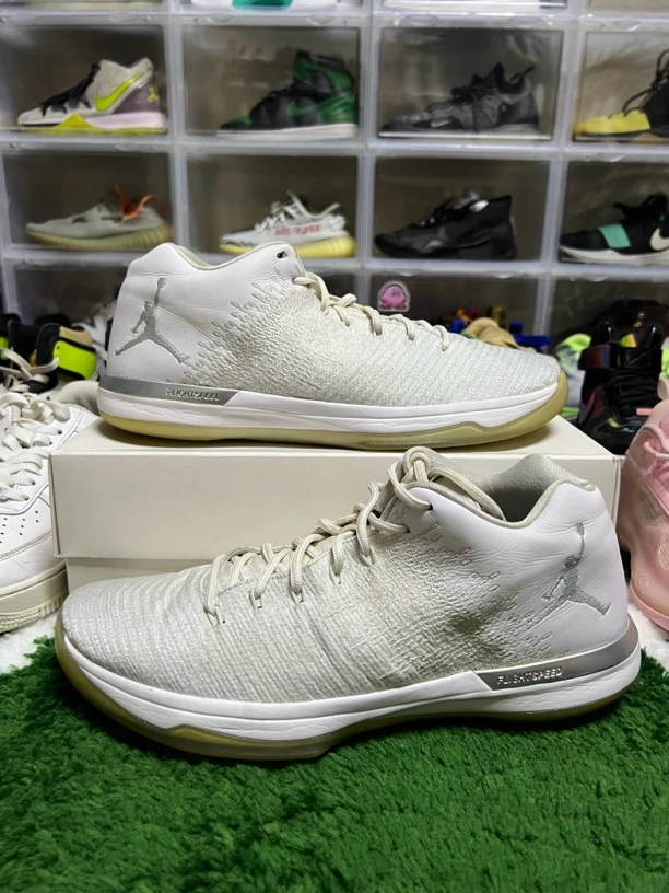 捡漏46码/aj31low白银篮球鞋/公价2374/气垫没踩开